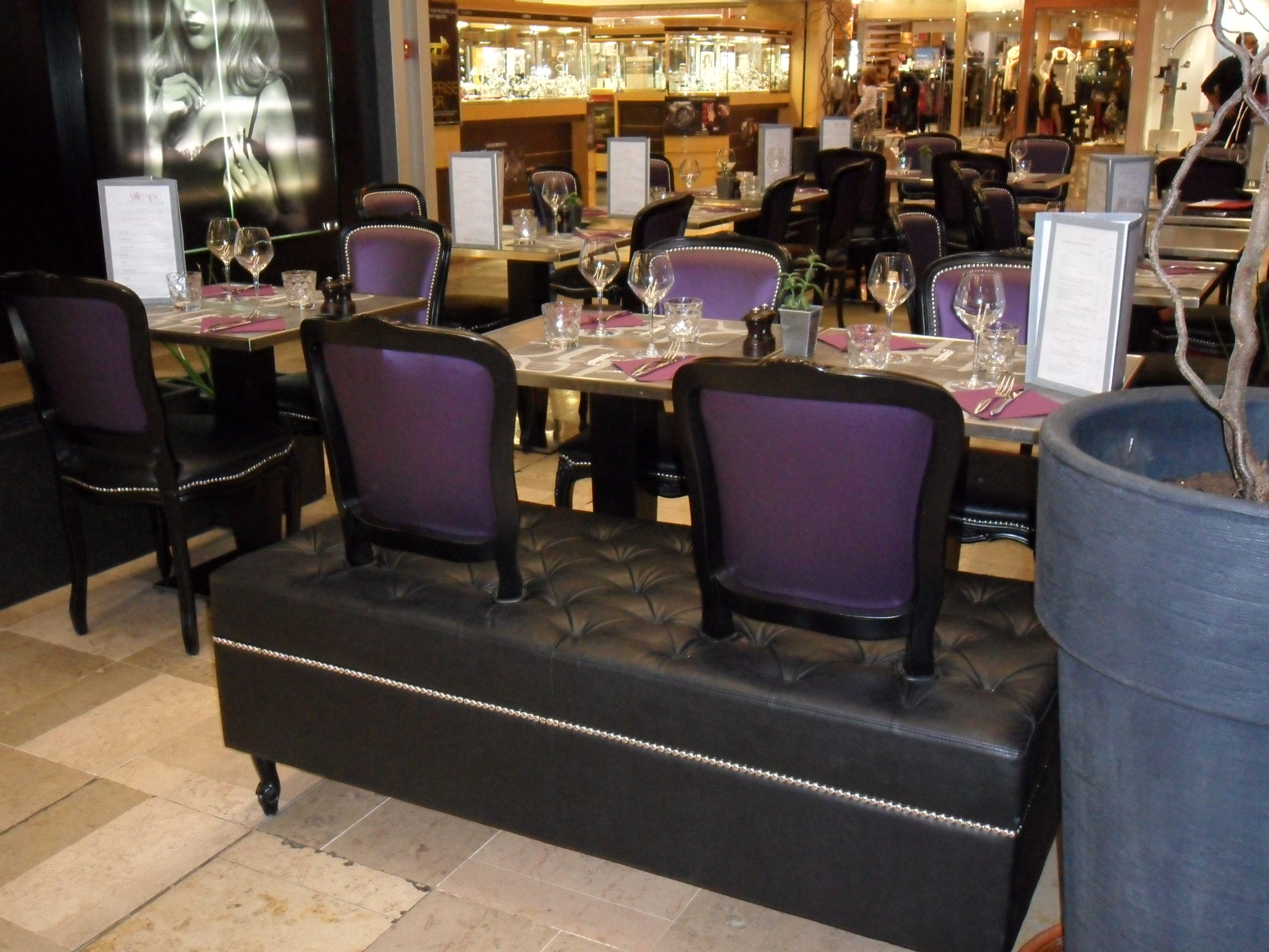 chaise baroque pour restaurant