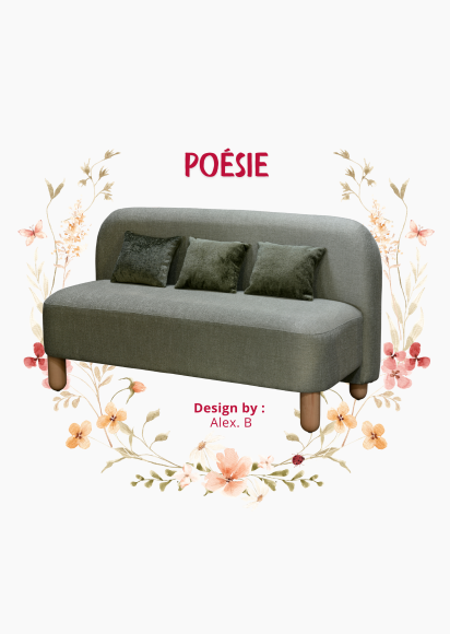 Banquette Poésie par Ligne Vauzelle