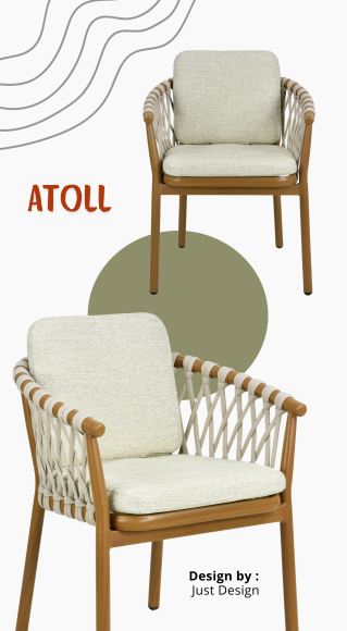Fauteuil ATOLL par LIGNE VAUZELLE