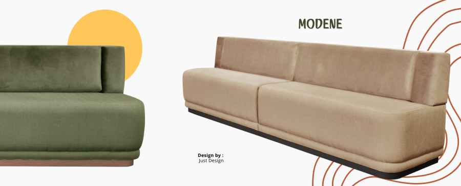 Banquette MODENE par LIGNE VAUZELLE